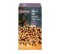 300 LED Twinkling Christmas String Lights Timer Vintage Gold 7.5M