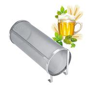 300 Micron Homemade Brew Beer Hop Mesh Filter Strainer, Stainless Steel Hop Strainer Mesh Beer Filter Cartridge with Hook, Kettle Brew Filter for Home Party Brew Beer, Wine, Home Coffee Filter