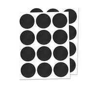 300-Pack, 2.5cm Round Chalkboard Sticker Labels, Reusable and Waterproof