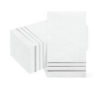 300 Pack Disposable Paper Napkins, 3-Ply Soft Dinner Napkins with Silver Foil Trim, Absorbent Decorative Guest Towels for Party, Wedding, Birthday, Baby Shower