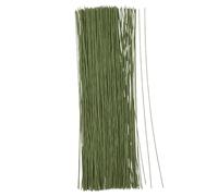 300 Pack Green 18 Gauge Floral Wire Stems for DIY Crafts, Artificial Flower Arrangements (40.6 cm)
