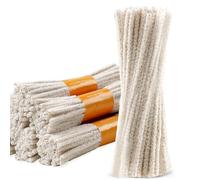 300 Pack Pipe Cleaners for Cleaning Smoking Pipes, 6-inch Pipe Cleaners Bulk, Thorny Limpia Pipas, Pipecleaners for Removing Tar & Resin, Pipe Cleaners for Cleaning Craft Supplies