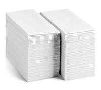 Servietto Disposable Linen-Feel Guest Towels - Disposable Cloth-Like Hand Towels - Soft and Absorbent Paper Napkin for Kitchen, Bathroom, Party, Wedding, Or Event (300, 12" x 17" Guest Towel)