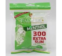 300 Palmer Extra Slim Menthol Filter Tips - Premium Quality Extra Slim Menthol Filter Tips - Refreshing Menthol Flavour, Slow Burn, Trending Choice for Smooth Smoking by Swiss+