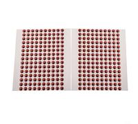 300 pcs 3D Molded Snake Pupil Lure Eyes for Fly Tying, Fishing Lure Crafting, and DIY Projects with Plastic Material (Red 6mm)