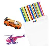 300 PCS 3D Pen Filament Refills, 30 Colors for 3Doodler Start/Start+ 3D Pen, 2.5mm Low Temperature PCL Filament, 15cm Long for Kids Art Crafts (Pen Not Included)