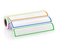 300 Pcs Adhesive Sticker Labels 5 3/8” x 1”, File Folder Labels for 1” Ring Binder Spines