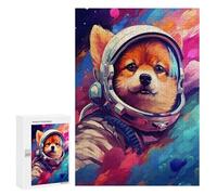300 PCS Adult Pieces Jigsaw Puzzle Space Dog Adventure-301 Puzzle For Teenagers Difficult Hard Every Piece Is Unique - Challenging Family Fun Game 300 PCS