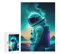 300 PCS Adult Puzzles Astronaut Adventures Puzzles for Adults Brain Teaser Game But Fun And Humorous Gifts for Friends And Family 300 PCS