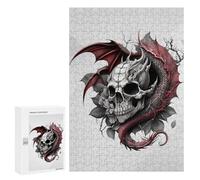 300 PCS Adult Puzzles Bones Of The Fire Breather Puzzles for Adults Brain Teaser Game But Fun And Humorous Gifts for Friends And Family 300 PCS