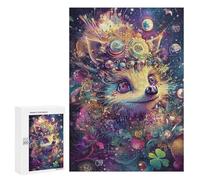 300 PCS Adult Puzzles Fox Close-Up - Visionary Digital Art for Modern Walls Puzzles for Adults Brain Teaser Game But Fun And Humorous Gifts for Friends And Family 300 PCS