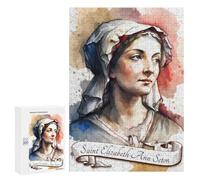 300 PCS Adult Puzzles Saint Elizabeth Ann Seton Puzzles for Adults Brain Teaser Game But Fun And Humorous Gifts for Friends And Family 300 PCS