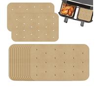 300 Pcs Air Fryer Paper Liners,Premium Perforated Baking Paper for Air Fryer,Non-Stick Greaseproof Parchment Sheets,Compatible with Ninja Foodi Dual (5.5"x8")