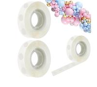 300 PCS Balloon Glue Dots Removable Balloon Sticky Spots Extra Strong Glue sticky dots double sided Tapes for Balloon Decorative Birthday Party Wedding Christmas Decorations and DIY Scrapbooking Craft