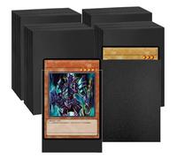 300 Pcs Black Card Sleeves 66 x 91mm Perfect Fit Inner Sleeves Standard Soft Penny Sleeves Card Protector Sleeves for MTG, TCG, PKM, Game Cards