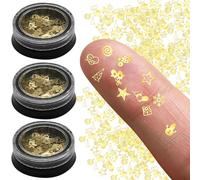 300 Pcs Christmas Winter Snowflake for Crafts, Christmas Themed Snowflakes Stickers for Crafts Winter Small Little Snowflake Charms Decors, Xmas Embellishments for Crafts DIY Decorations Supplies