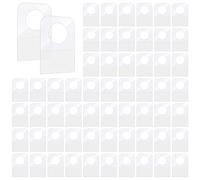 300 PCS Clear Self Adhesive Folding Hang Tabs, Plastic Round Slot Hole Sticky Hang Tabs for Store Retail Small Sale Items Display (1.3x0.9 Inch)