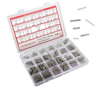 300 PCS Compression Springs Assortment Kit, 23 Sizes 304 Stainless Steel Small Springs for DIY Repair Small Springs Assorted Spiral Spring Suitable for Home and Car Maintenance DIY