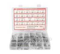 300 PCS Compression Springs Assortment Kit - 304 Stainless Steel Small Spring Set, 23 Different Sizes Extension Springs Mechanical Compression Coil Spring for DIY, Home, Automotive Repairs