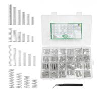 300 Pcs Compression Springs Assortment Kit, Stainless Steel Small Springs Set, Torsion Spring Kit, 23 Sizes Metal Mechanical Tension Spring Set for DIY, Home, Automotive Repair Projects