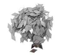 300 Pcs Diamond Shape Small Mirrors for Crafts, 2.5cm Mini Mirror Tiles Plastic Mosaic Mirror Pieces for DIY Crafts Wall Art Home Decoration