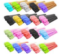 300 PCS Disposable Eyelash Mascara Wands, Multi-Use Spoolie Brushes for Lash Extensions, Eyebrows and Makeup Application, Professional Applicator Brushes for Salon & Personal Care