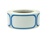 300 PCS Food Storage Labels, Self Sticky Label Roll for Kitchen Organization, Reusable Food Jar Stickers with Blank Date Markers for Refrigerator, 2.5x5cm