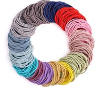 300 Pcs Hair Bands For Girls Multicolor Elastic Hair Bobbles 2mm Lightly Tied Bobbles For Girls Women Children Suitable For Ponytails & Curly Hair Black Blonde Purple Green Brown Yellow Red Pink Blue