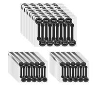 300 Pcs Hand Made Stickers Cake Stickers Labels Handmade Cake Box Seal Sticker Self-Adhesive Handmade Bakery Sticker Black Long for Pastry Bags Lollipops Candy Bread