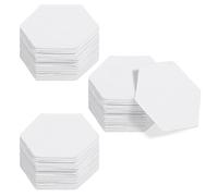 300 PCS Hexogon Shape Patchwork Templates, 0.39 Inch Hexagon Paper Piecing Quilting Templates White Piece Template for Quilting English Paper Piecing Template for Sewing Patchwork Craft DIY