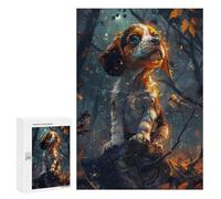 300 PCS Jigsaw Autumn Forest Adventure Jigsaws for Adults Puzzle Stress Reliever Parent-child Interaction Unique Birthday And Xmas Gifts 300 PCS