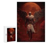 300 PCS Jigsaw Blood Moon Warrior Jigsaws for Adults Puzzle But Fun And Humorous Challenging To Complete Unique Birthday And Xmas Gifts 300 PCS