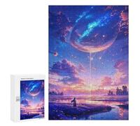 300 PCS Jigsaw Celestial Symphony at Sunset Adult Jigsaw Puzzles For Family Fun Parent-child Interaction Gifts for Friends And Family 300 PCS