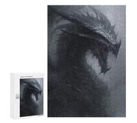 300 PCS Jigsaw Dark Fantasy Dragon Artwork -1 Jigsaw Puzzles for Adults Family Activities Help The Brain Exercise Deal As Gifts for The Whole Family 300 PCS
