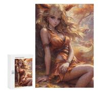 300 PCS Jigsaw Fox Spirit Elegance Dress Jigsaws for Adults Puzzle But Fun And Humorous Challenging To Complete Unique Birthday And Xmas Gifts 300 PCS
