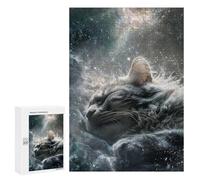 300 PCS Jigsaw Galactic Kitten Dreamscape Jigsaws for Adults Puzzle Stress Reliever Parent-child Interaction Unique Birthday And Xmas Gifts 300 PCS
