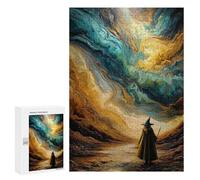 300 PCS Jigsaw Magical Wizard Journey Jigsaws for Adults Puzzle Stress Reliever Parent-child Interaction Unique Birthday And Xmas Gifts 300 PCS