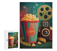 300 PCS Jigsaw Movie Night Essentials Jigsaws for Adults Puzzle But Fun And Humorous Challenging To Complete Unique Birthday And Xmas Gifts 300 PCS