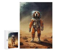 300 PCS Jigsaw Puzzle for Adults Beagle Mars Puzzles for Adults Brain Teaser Game Improve Memory Birthday And Unique Gifts 300 PCS