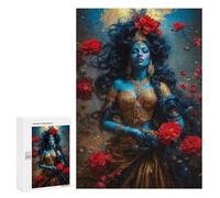 300 PCS Jigsaw Puzzle for Adults Goddess Kali Adult Jigsaw Puzzle Brain Teaser Game Stress Reliever Unique Gifts for Birthday And Christmas 300 PCS
