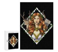 300 PCS Jigsaw Puzzle for Adults Gr oddess Artemis Adult Jigsaw Puzzle Brain Teaser Game Stress Reliever Unique Gifts for Birthday And Christmas 300 PCS