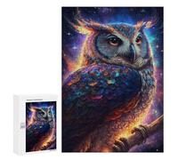 300 PCS Jigsaw Puzzle for Adults Nebula Owl V3 Adult Jigsaw Puzzle Brain Teaser Game Stress Reliever Unique Gifts for Birthday And Christmas 300 PCS