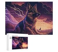300 PCS Jigsaw Puzzle for Adults Thunderstorm Adventure Dog Puzzle for Adults Fun Games Staycation Kill Time Birthday And Unique Gifts 300 PCS
