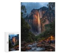 300 PCS Jigsaw Puzzle for Teenagers Angel Falls in Venezuela Jigsaws for Adults Puzzle Difficult Challenge Fun Activities at Home Great Gift for Gaming 300 PCS