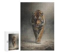 300 PCS Jigsaw Puzzle for Teenagers Tiger Wildlife Painting Artwork-2 Jigsaw Puzzles for Adults Analysis And Logic Every Piece Is Unique - Brainteaser Family Games 300 PCS