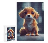 300 PCS Jigsaw Puzzle for Teenagerss Adorable Puppy Portrait -3 Jigsaw for Adults Fun Games But Fun And Humorous Unique Birthday And Xmas Gifts 300 PCS