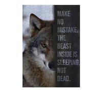 300 PCS Jigsaw Puzzle for Teenagerss Beast Inside Is Sleeping Puzzle for Adults Toy Wall Decor Home Decoration Fun at Home Activities, 300 PCS