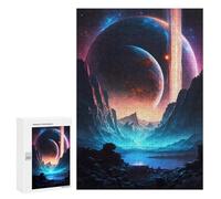 300 PCS Jigsaw Puzzle for Teenagerss Cosmic Scenery Symphony Jigsaw for Adults Fun Games But Fun And Humorous Unique Birthday And Xmas Gifts 300 PCS