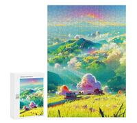 300 PCS Jigsaw Puzzle for Teenagerss Fantasy Cloudscape -6 Jigsaws for Adults Fun Games Birthday Present Unique Birthday And Xmas Gifts 300 PCS