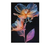300 PCS Jigsaw Puzzle for Teenagerss Illuminated Flora Puzzles for Adults Anti-Stress Toys Pattern Assembly Fun Activities at Home 300 PCS